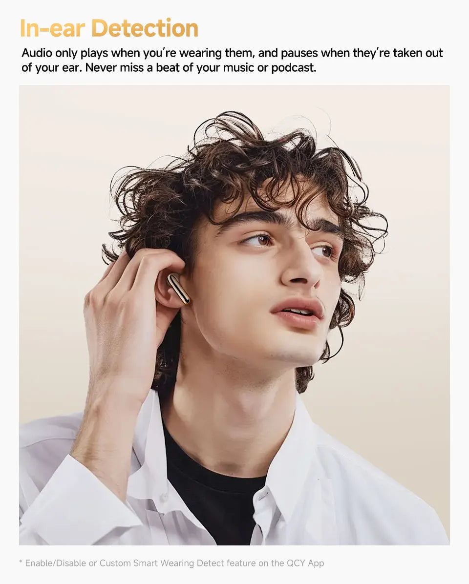 QCY MeloBuds Pro – Écouteurs Sans Fil ANC 46dB | LDAC Hi-Res | 34h d’Autonomie