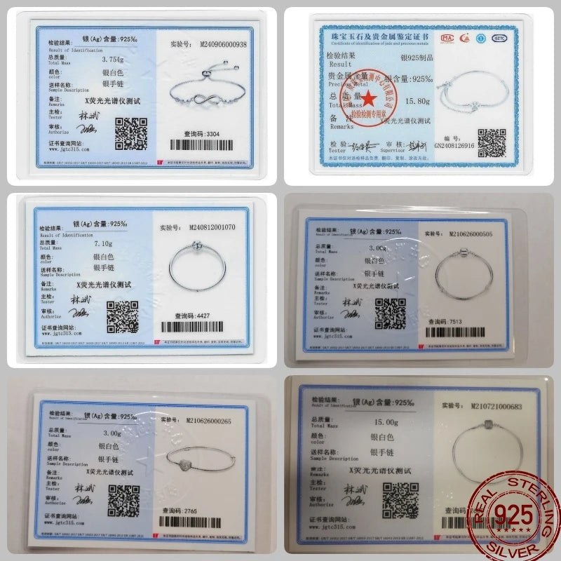 Bracelet en Argent 925 – Cœur Pavé Zircone & Infinity – 17 à 20 cm