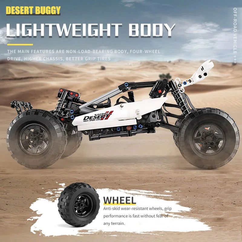 Mould King 18001 – Buggy Motorisé PF 2-en-1 • MOC-1812 • Modèle Technique