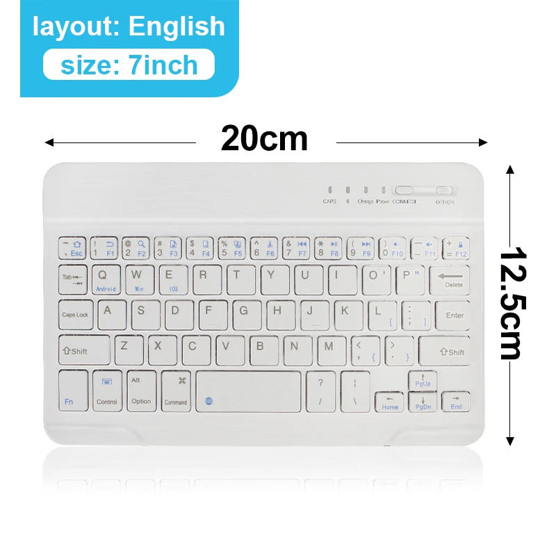 Mini Clavier Bluetooth Sans Fil – RGB, Silencieux & Rechargeable