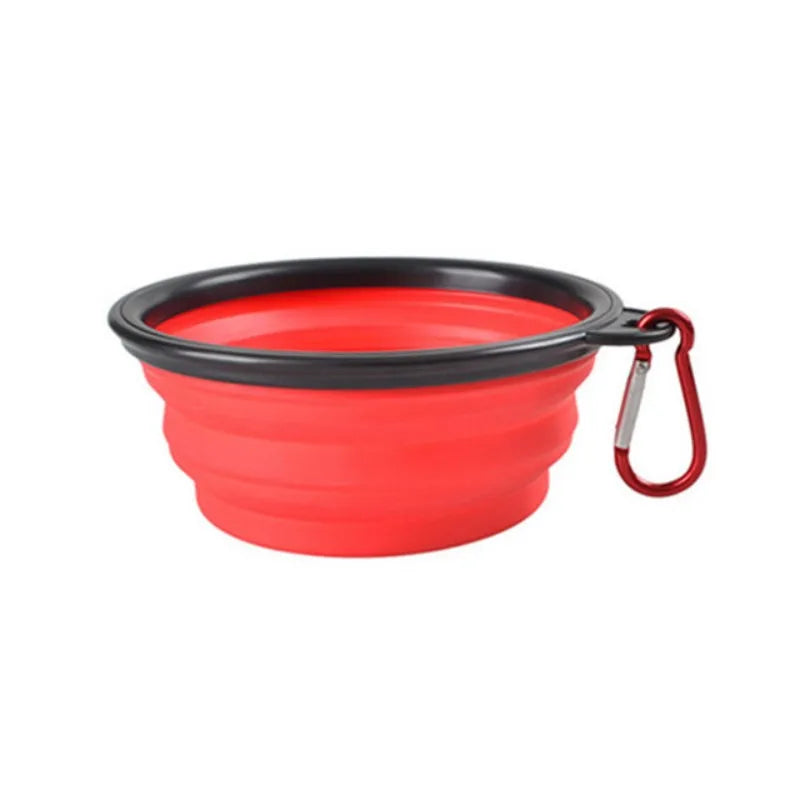 Gamelle pliable de voyage pour chien et chat — silicone