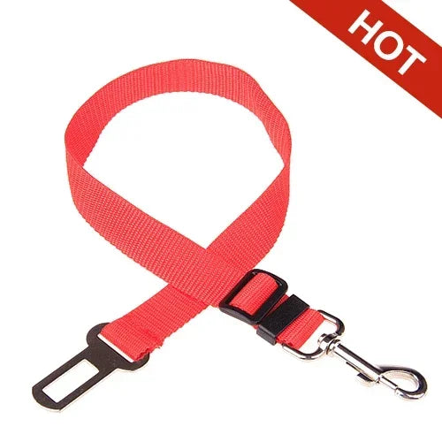 Ceinture de sécurité voiture réglable pour chien — attache harnais