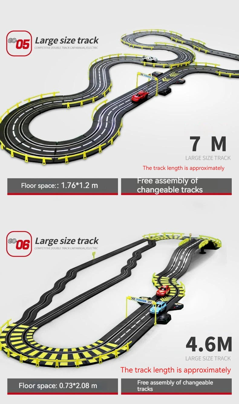Voiture de Course sur Piste Télécommandée – Grande Aventure Compétition (Set 1:24)