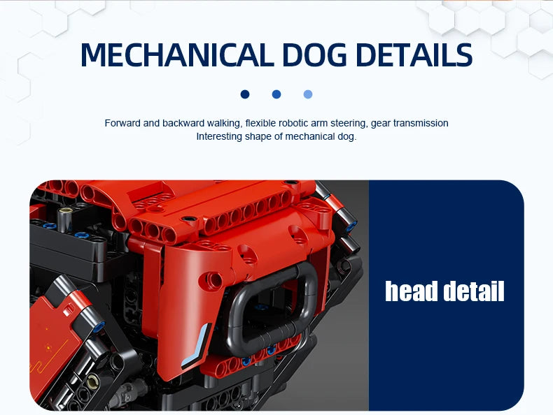 Mould King 15066 / 15067 – Robot Technique Motorisé RC “AlphaDog”