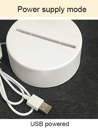 Veilleuse LED 3D Ours – Lumière Nocturne USB Créative & Apaisante