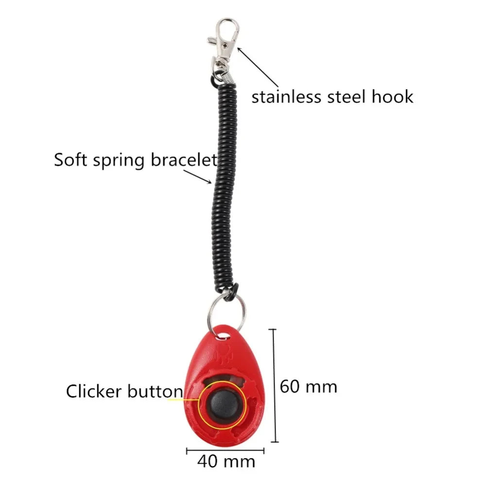 Clicker de dressage pour chien — bracelet réglable