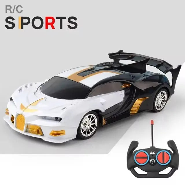 RC Car 2.4G 4CH Remote Control 1:18 With Led Light Sports Cars High Speed Radio Drift Vehicle Racing Boys Girls Toy For Children