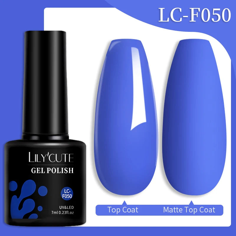 Vernis Gel LILYCUTE 7ml – Brun Foncé Collection Automne/Hiver – Brillance & Élégance Longue Tenue