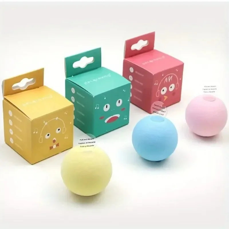 Lot de 3 balles sonores à la cataire pour chat — chant d'oiseau