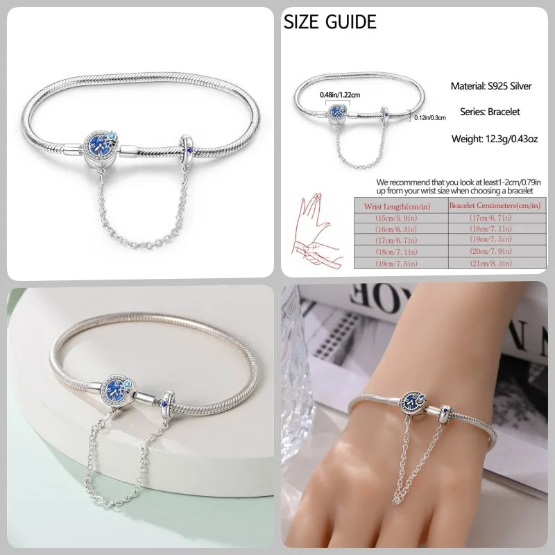 Bracelet en Argent 925 – Cœur Pavé Zircone & Infinity – 17 à 20 cm