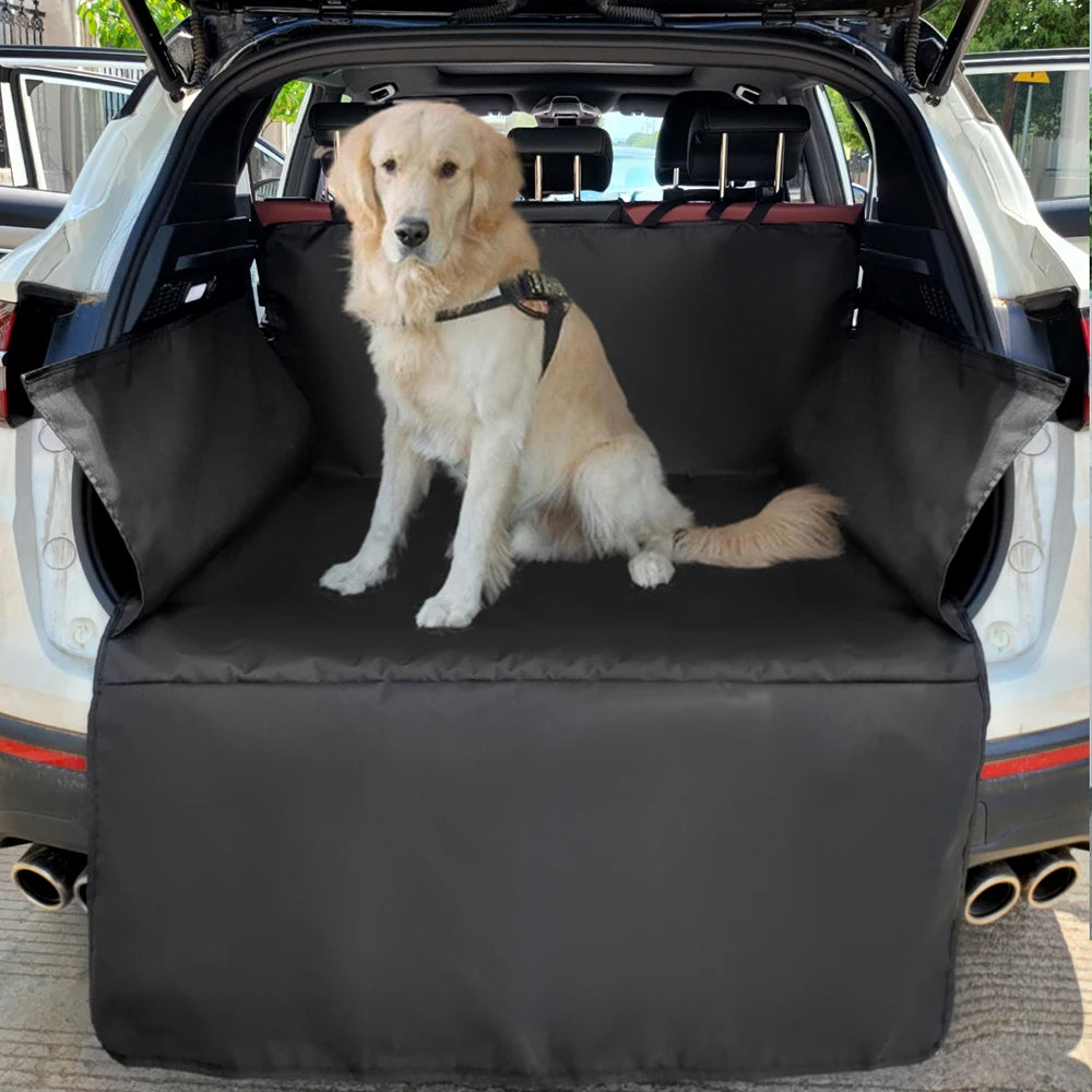 Housse de protection voiture imperméable 600D pour chien — siège et coffre