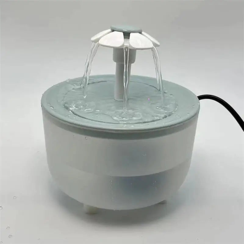 Fontaine à eau automatique 1,2 L pour chat et chien — filtrante et silencieuse