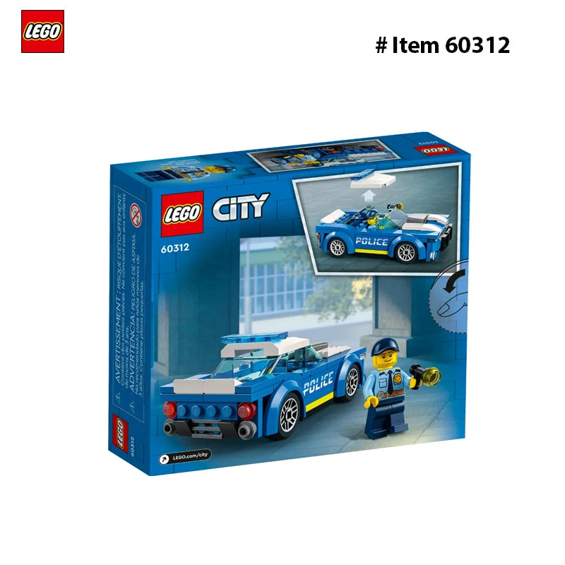 LEGO 60312 – Voiture de Police City | Avec Figurine d’Officier | Jouet Construction 5+