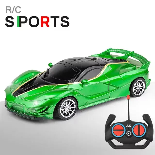 RC Car 2.4G 4CH Remote Control 1:18 With Led Light Sports Cars High Speed Radio Drift Vehicle Racing Boys Girls Toy For Children