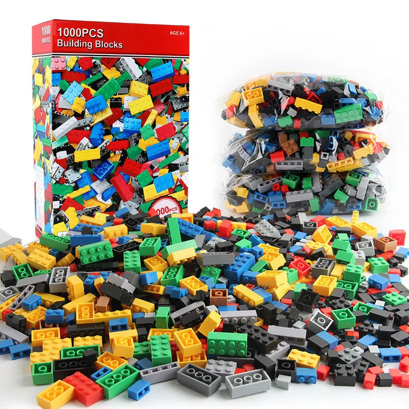 Blocs de Construction Créatifs DIY – Packs 300 / 1000 Pièces (Compatibles LEGO)