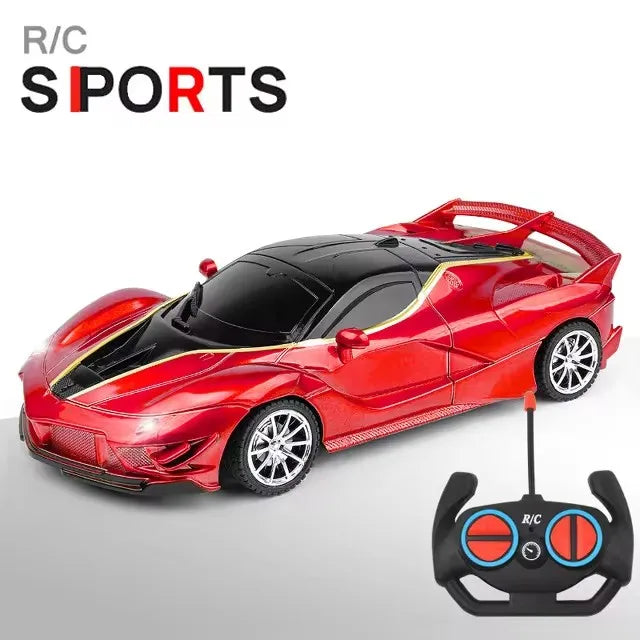 RC Car 2.4G 4CH Remote Control 1:18 With Led Light Sports Cars High Speed Radio Drift Vehicle Racing Boys Girls Toy For Children