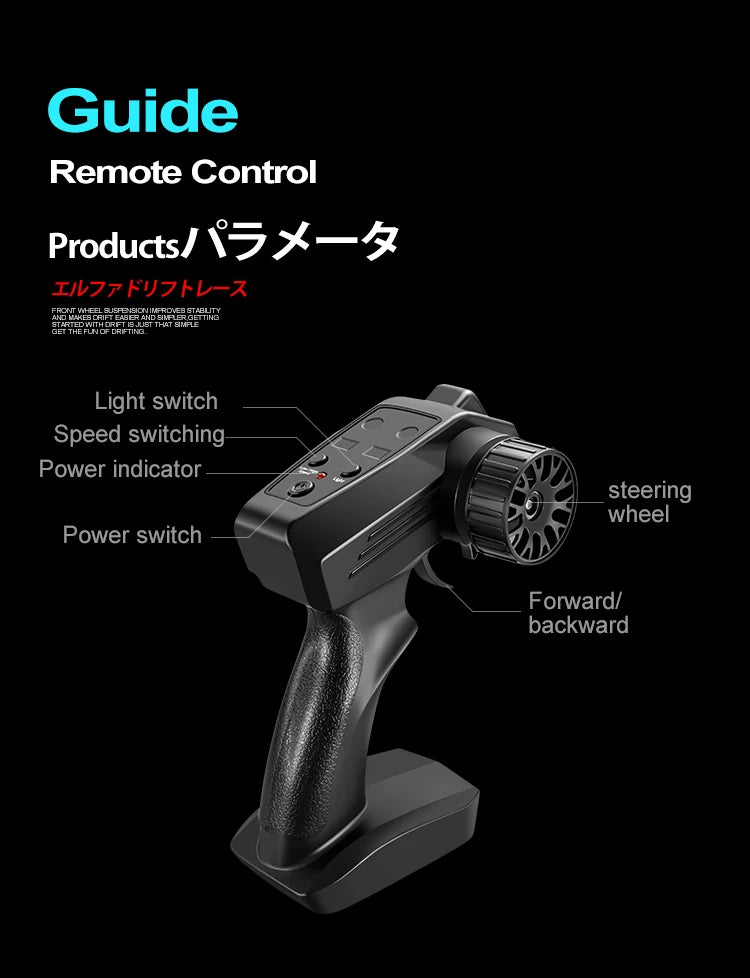 Voiture de Course RC Haute Vitesse – Tout-Terrain & Rechargeable