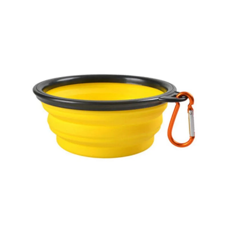 Gamelle pliable de voyage pour chien et chat — silicone
