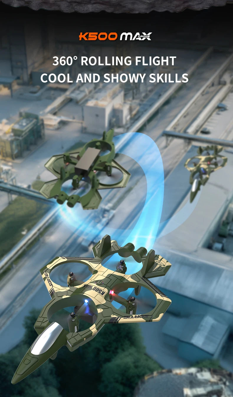 Avion RC en Mousse EPP – Planeur Cascade Électrique, Résistant aux Chocs (CZ01 / CZ36 / K500 Max)