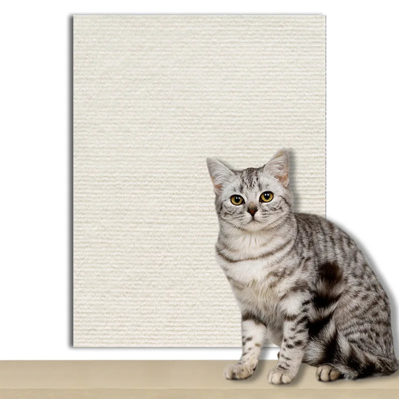 Bande griffoir murale autocollante pour chat — découpable