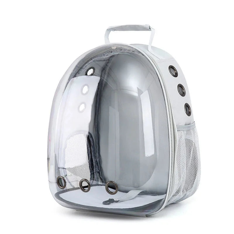 Sac à dos de transport bulle 360° respirant pour chat et petit chien