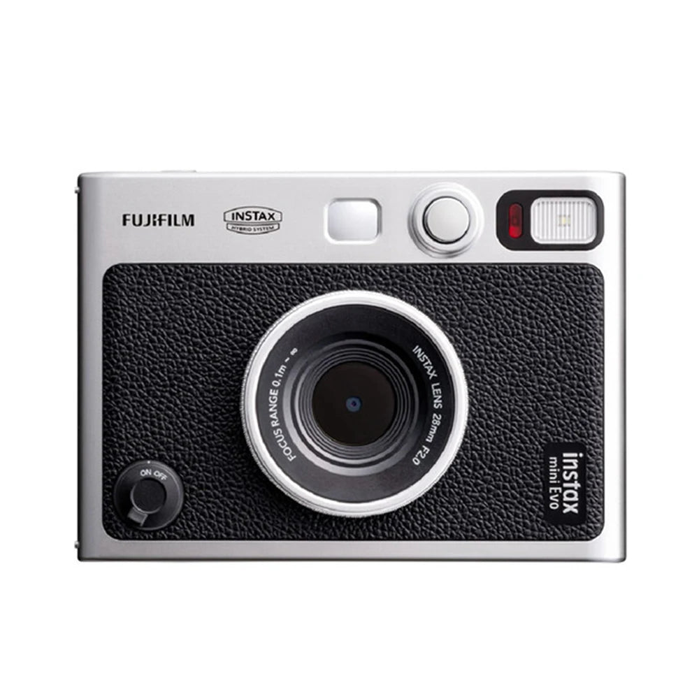 Fujifilm Instax Mini Evo – Caméra Instantanée Hybride | Smartphone Print | Effets Créatifs (Noir & Marron)