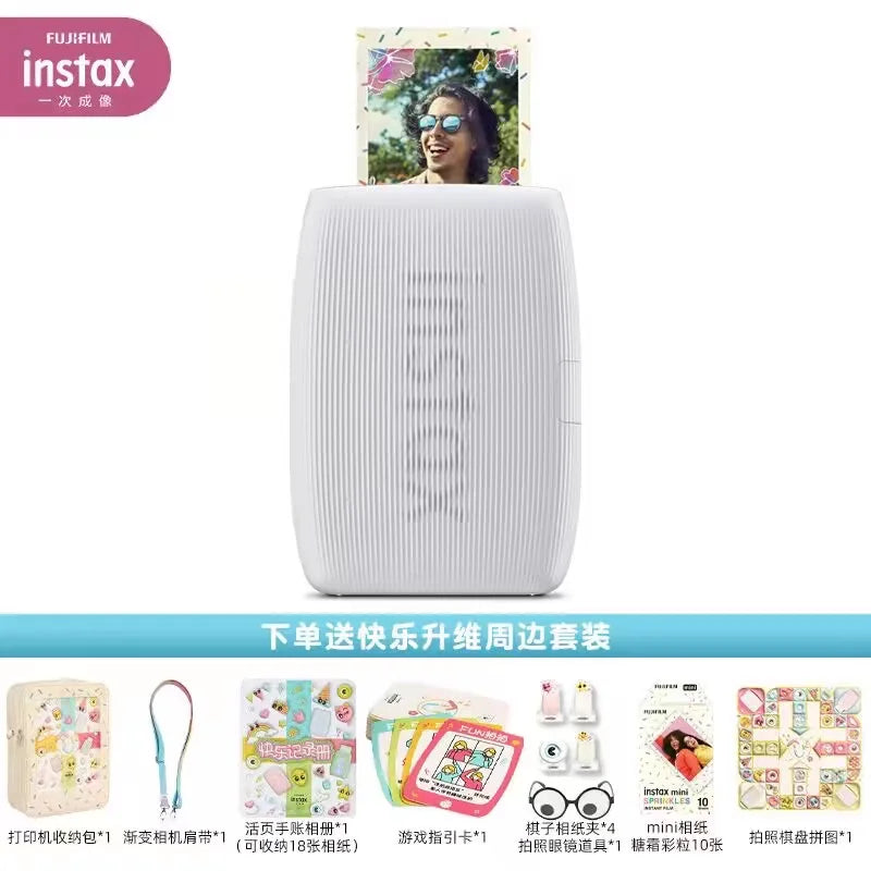 Fujifilm Instax Mini Link 2 – Imprimante Photo Instantanée + Packs Film (Plusieurs Bundles)
