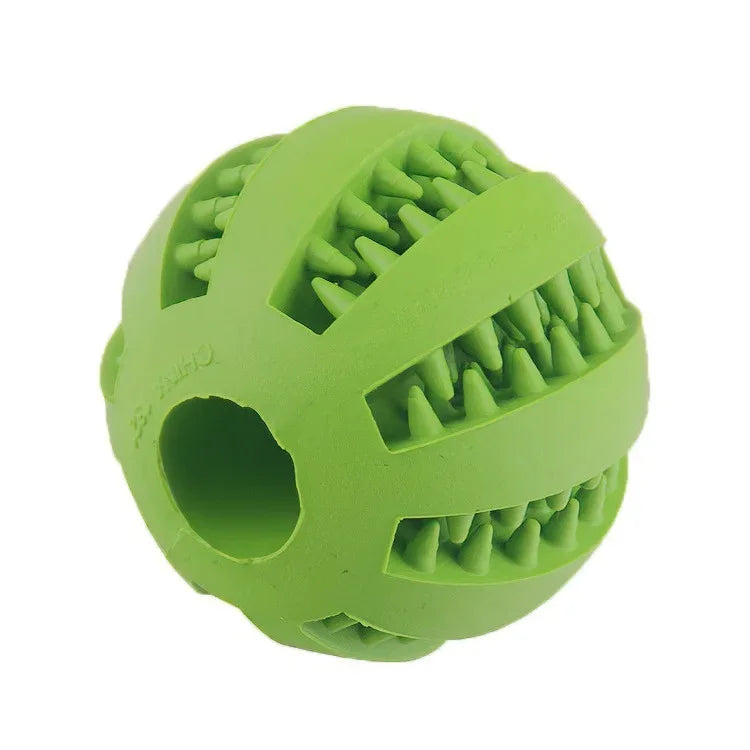 Balle distributrice de friandises pour chien et chat — nettoyage des dents
