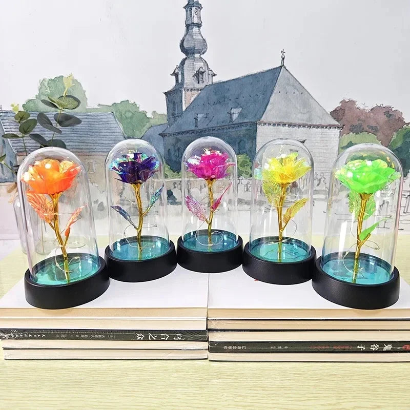 Rose Éternelle Lumineuse LED – Cadeau Romantique & Décoration