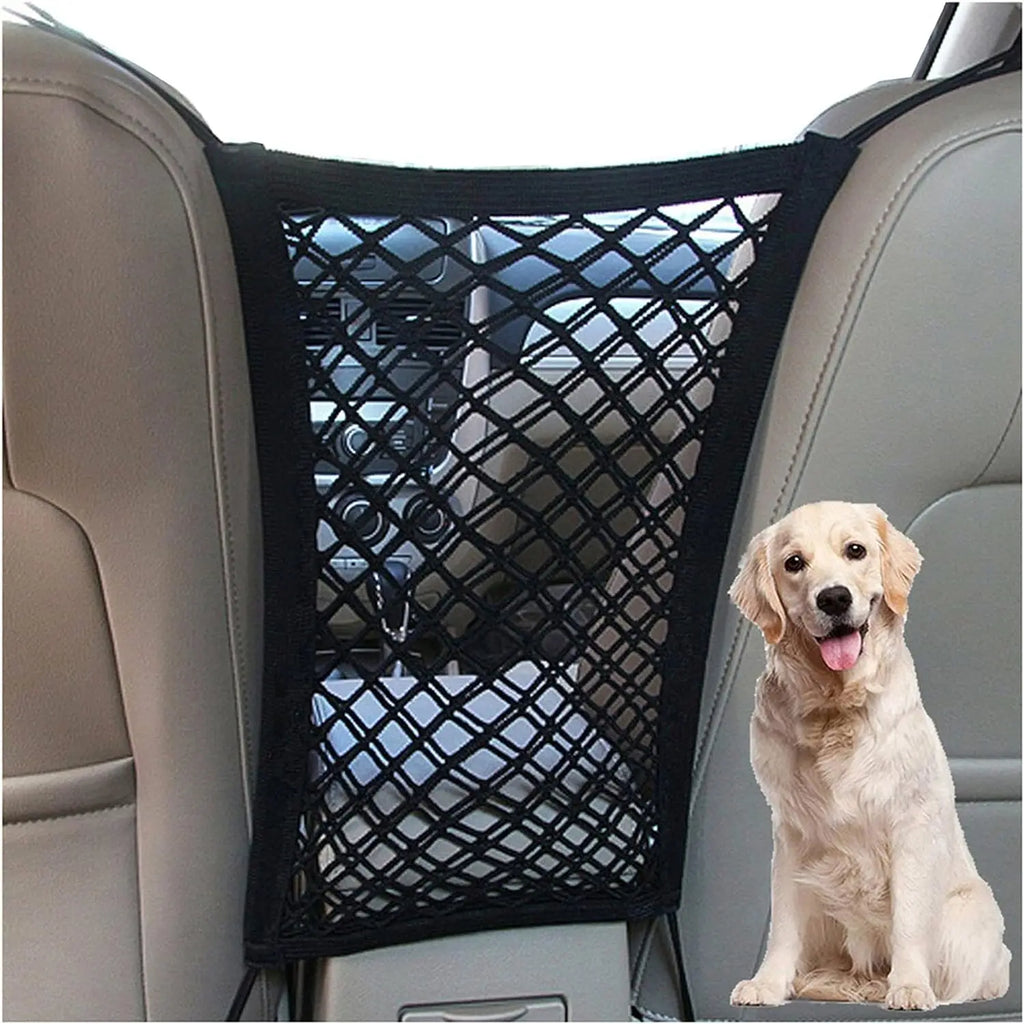 Barrière de voiture en filet pour chien — protection siège arrière