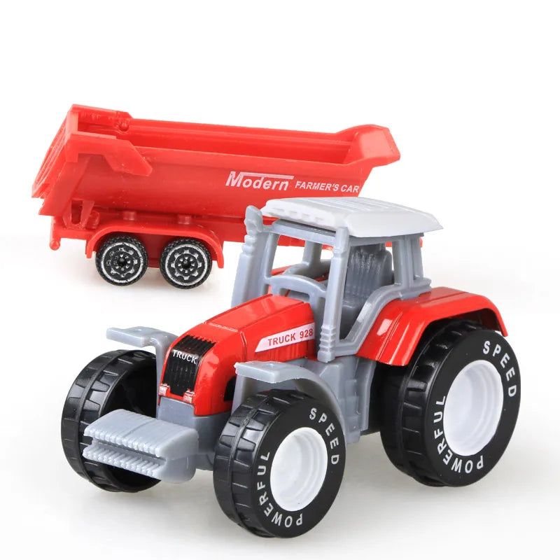 Mini Tracteur Agricole en Alliage – Modèle 1:64 pour Enfants