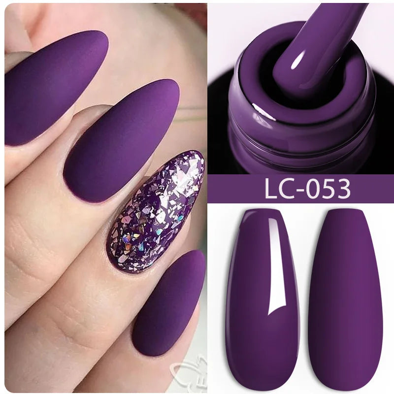 Vernis Gel LILYCUTE 7ml – Brun Foncé Collection Automne/Hiver – Brillance & Élégance Longue Tenue