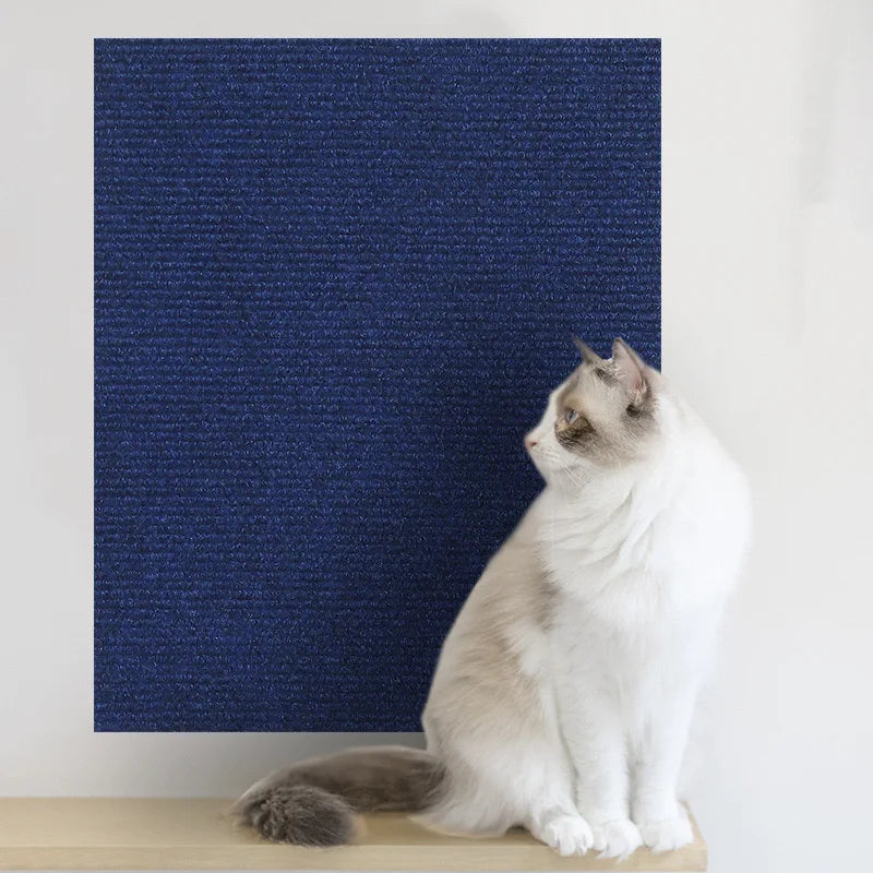 Griffoir mural autocollant pour chat — protège murs et canapé, découpable