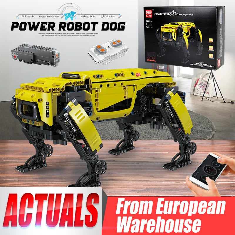 Mould King 15066 / 15067 – Robot Technique Motorisé RC “AlphaDog”