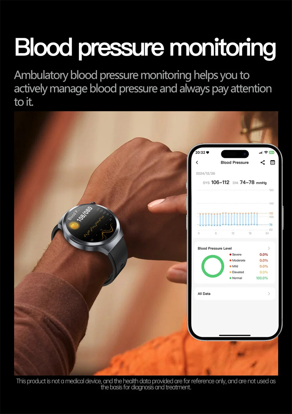 Montre Connectée ECG Health 2025 – Analyse Santé & Diagnostic Intelligent AI