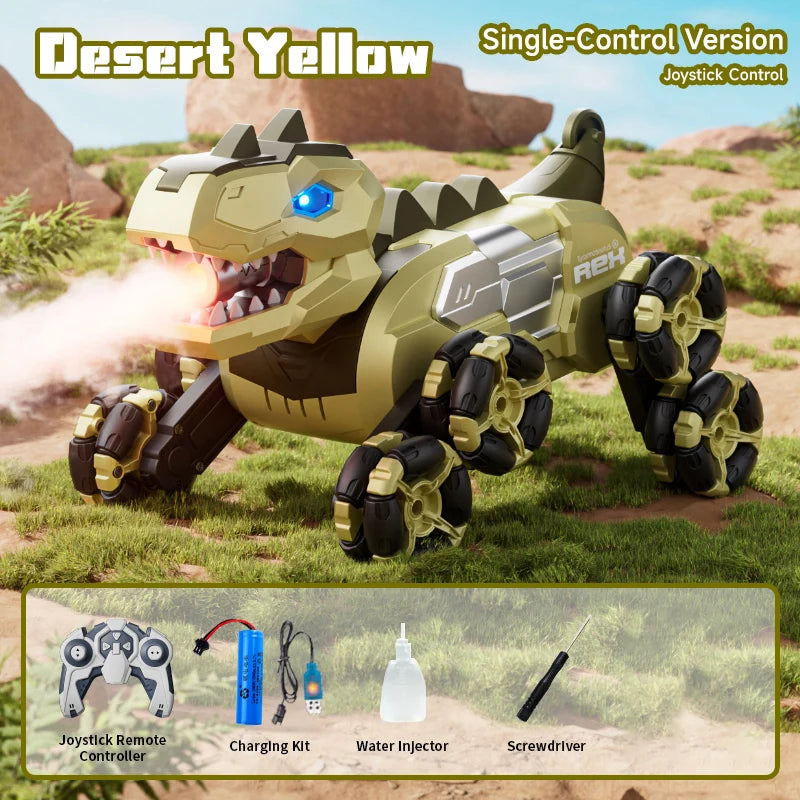 Dinosaure Y12 – 8WD, Bras Articulés, Dérive & Vapeur Brume