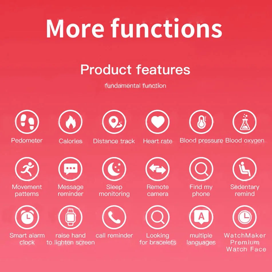 Montre Connectée M6 – Suivi Santé & Activité Quotidienne