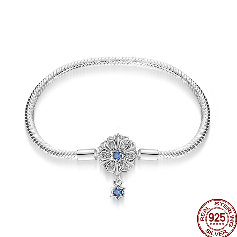 Bracelet en Argent 925 – Cœur Pavé Zircone & Infinity – 17 à 20 cm