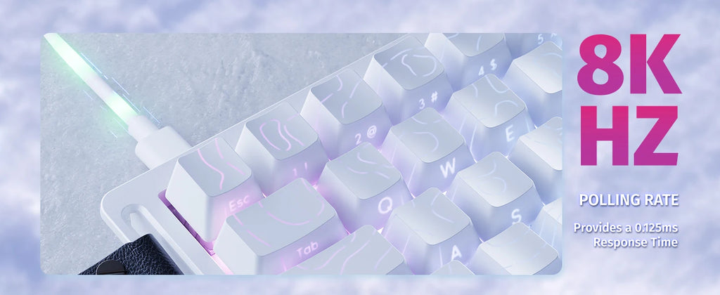 ATTACK SHARK X68 HE – Clavier Gaming Magnétique 60% Ultra-Rapide 8K