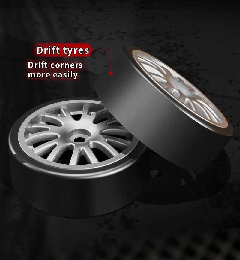 KF27 – Voiture RC Drift 4x4 1:20 avec LED Haute Vitesse