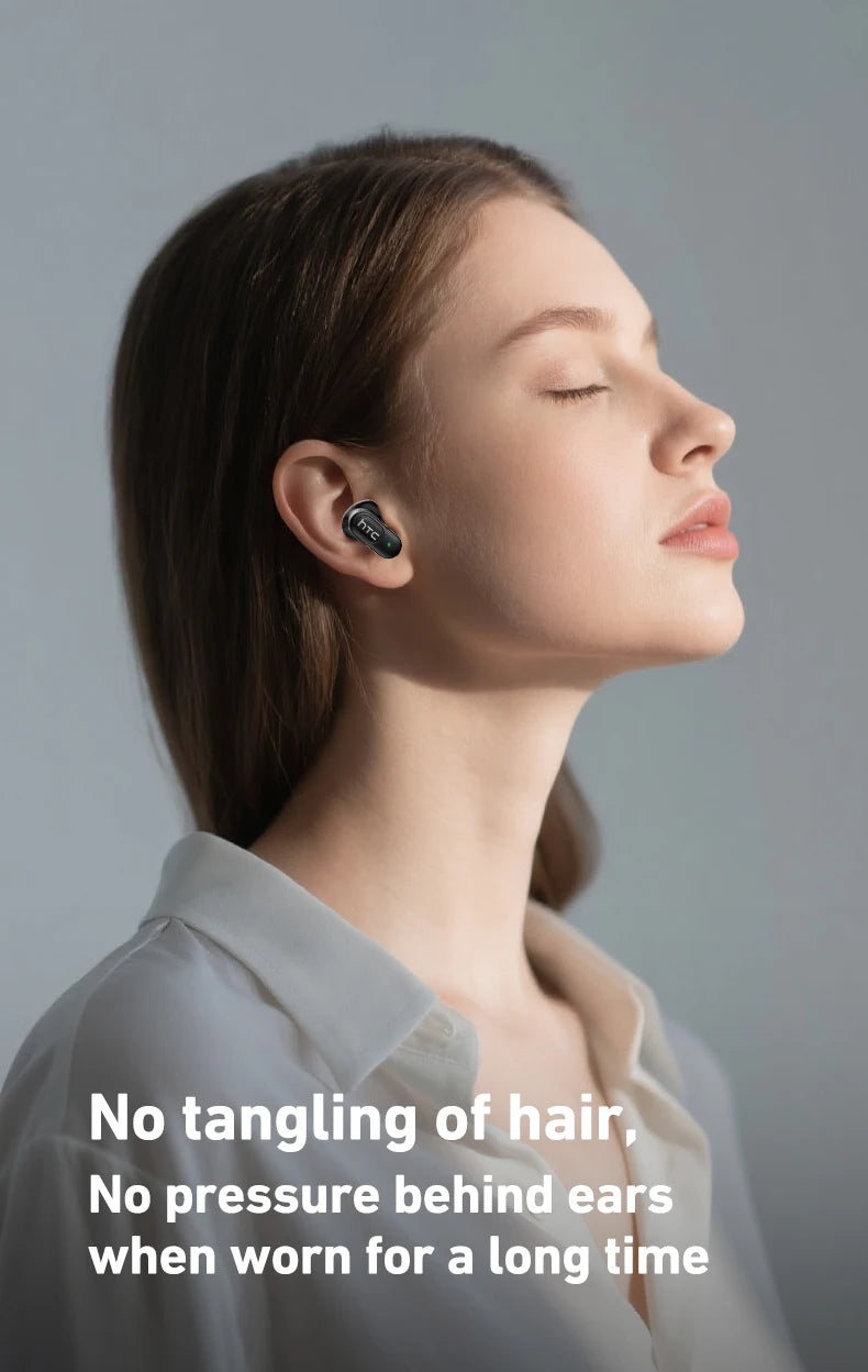 HTC NE51 – Écouteurs Bluetooth TWS Traducteur AI Ultra-Légers