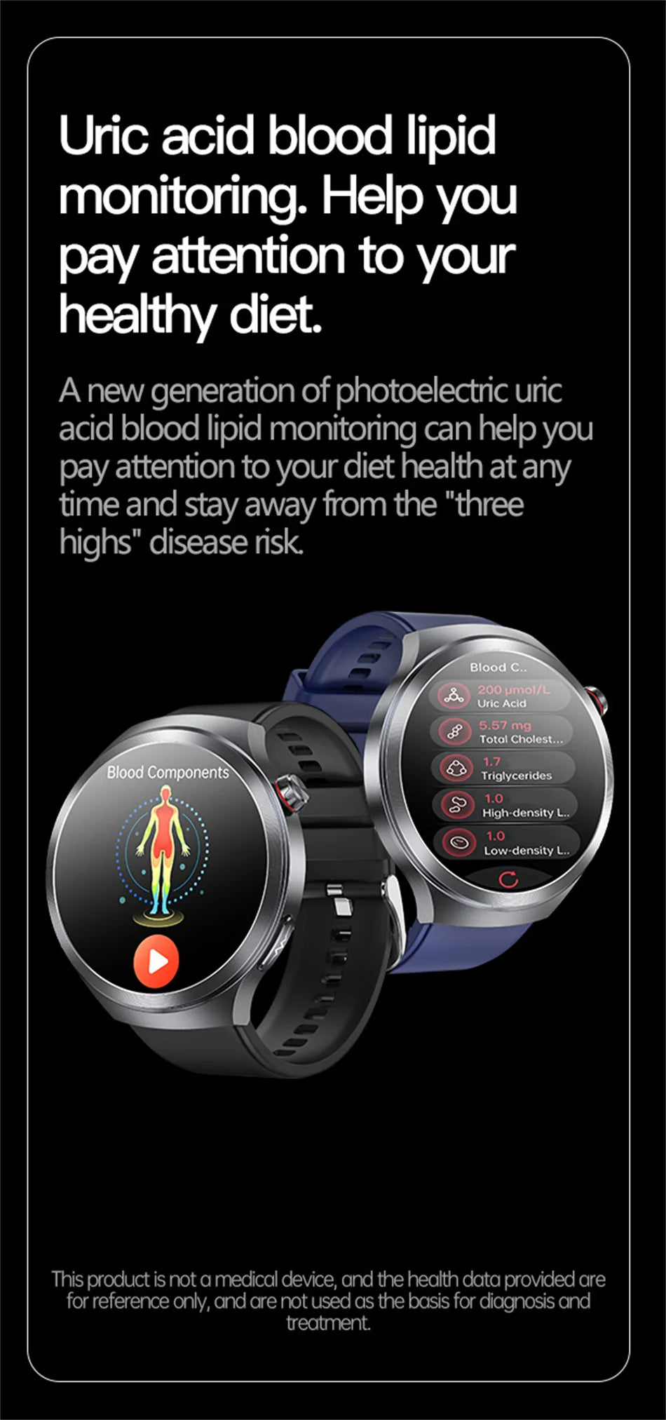 Montre Connectée ECG Health 2025 – Analyse Santé & Diagnostic Intelligent AI