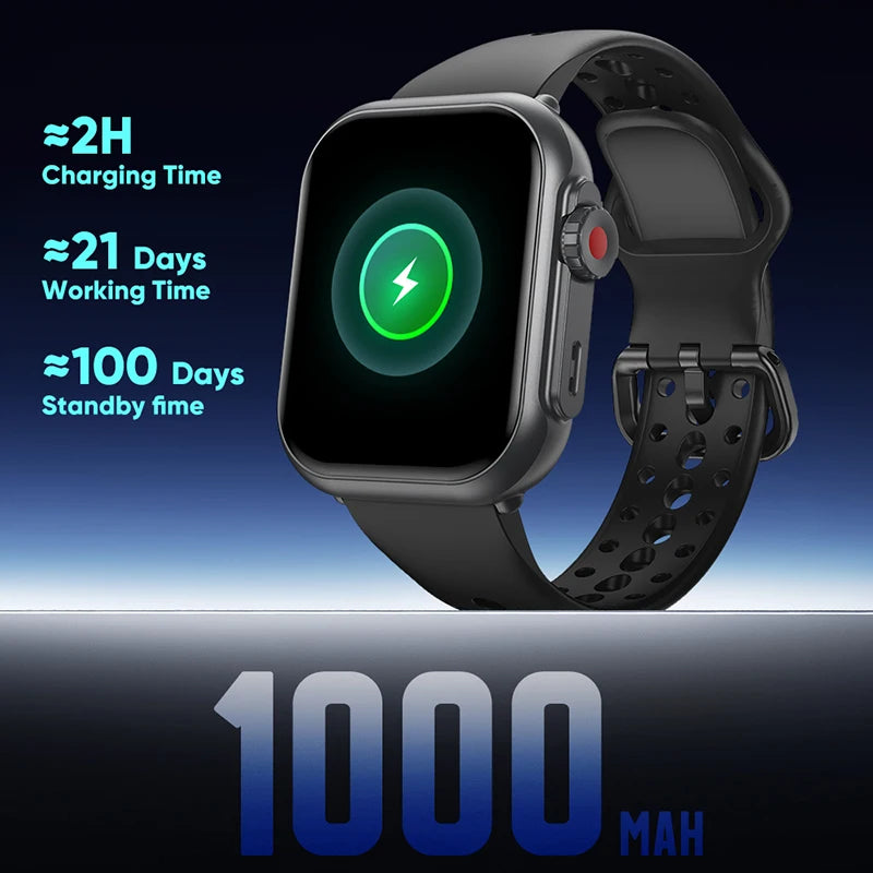 Montre Intelligente Ultra 2 SE AMOLED – Appels Bluetooth & 100+ Sports (Homme & Femme)