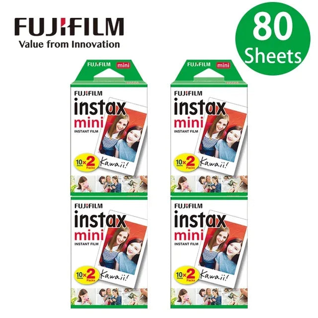 Fujifilm Instax Mini – Films Photo Instantanés (10 à 100 Feuilles + Éditions Spéciales)