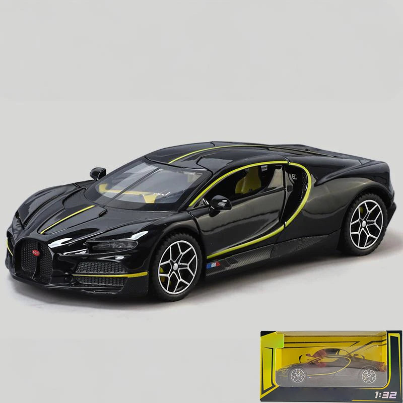 Bugatti Tourbillon V16 – Modèle 1:32 en Alliage | Son & Lumière | Mini GT Collection