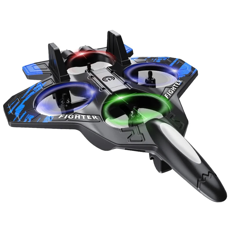 Avion RC L101 en Mousse – LED, Cascades 3D & Télécommande 2.4G