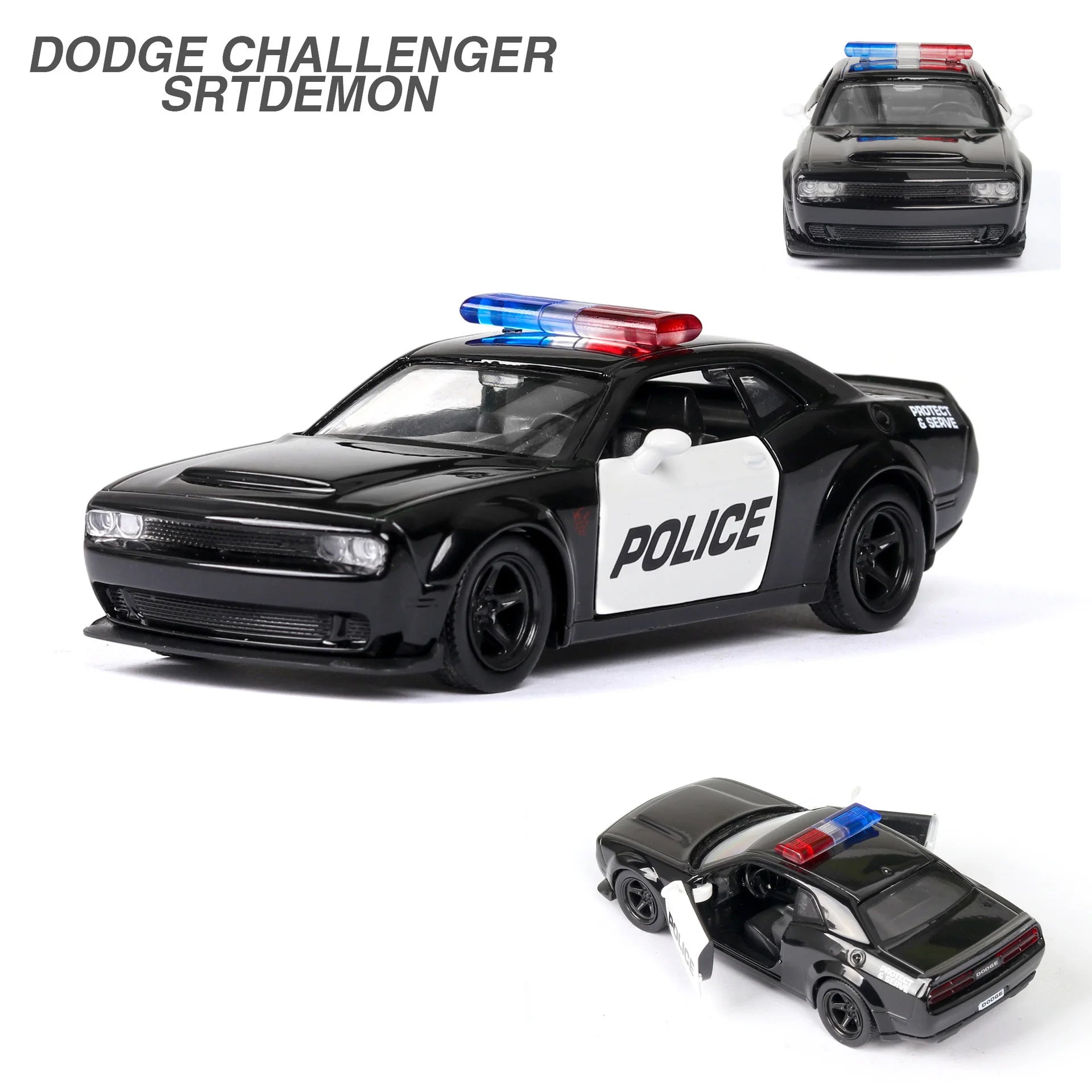 Modèle de Voiture 1:36 en Alliage – Portes Ouvrantes & Fonction Traction