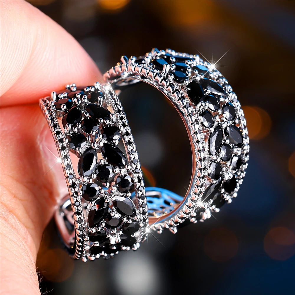 Boucles d’Oreilles à Tige Femme – Cristal CZ Multicolore Luxe