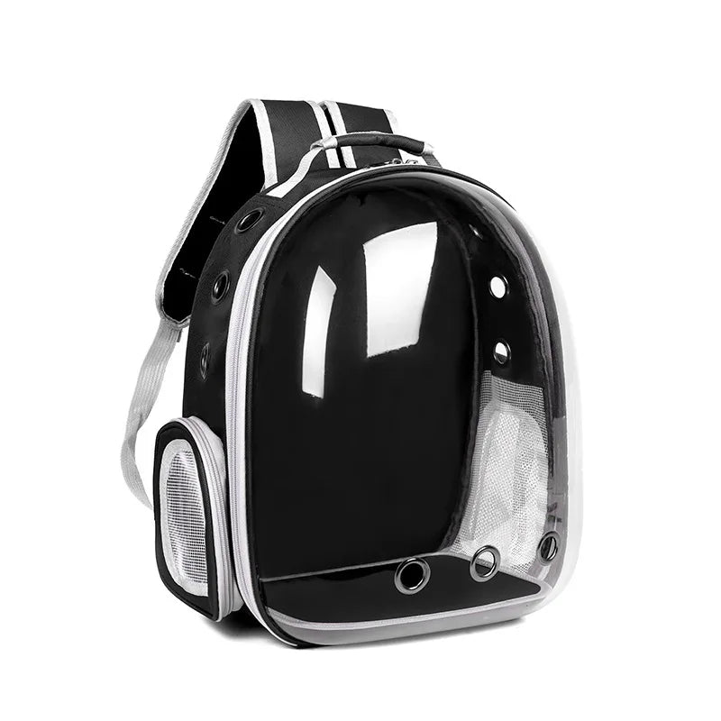 Sac à dos de transport bulle 360° respirant pour chat et petit chien