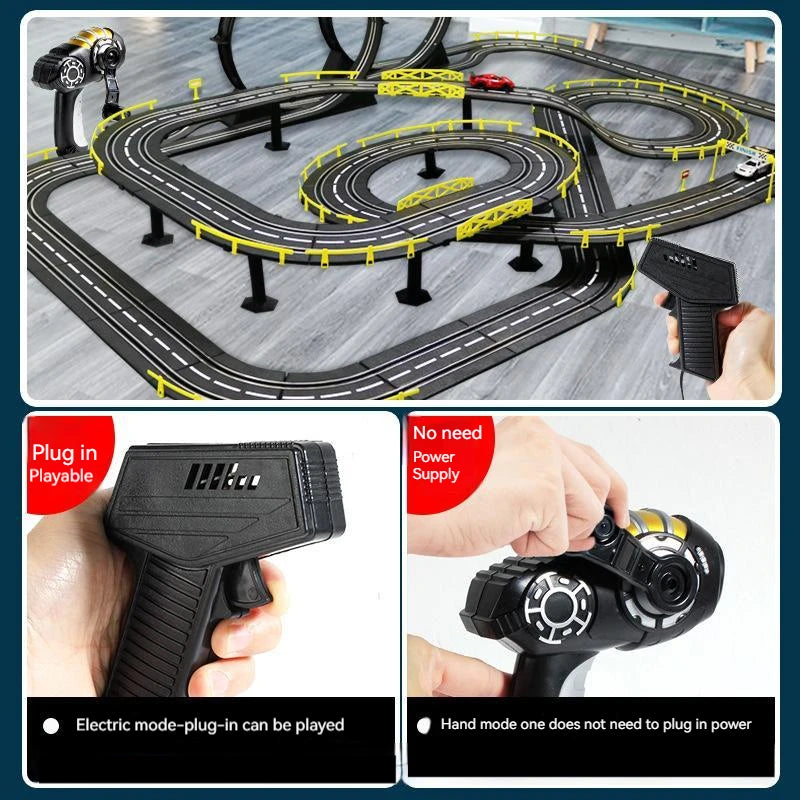 Voiture de Course sur Piste Télécommandée – Grande Aventure Compétition (Set 1:24)